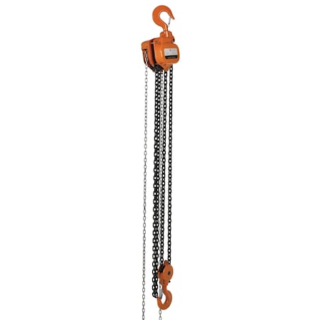 Vestil Professional Chain Hoist, 10K, 10 ft. PHCH-10-10